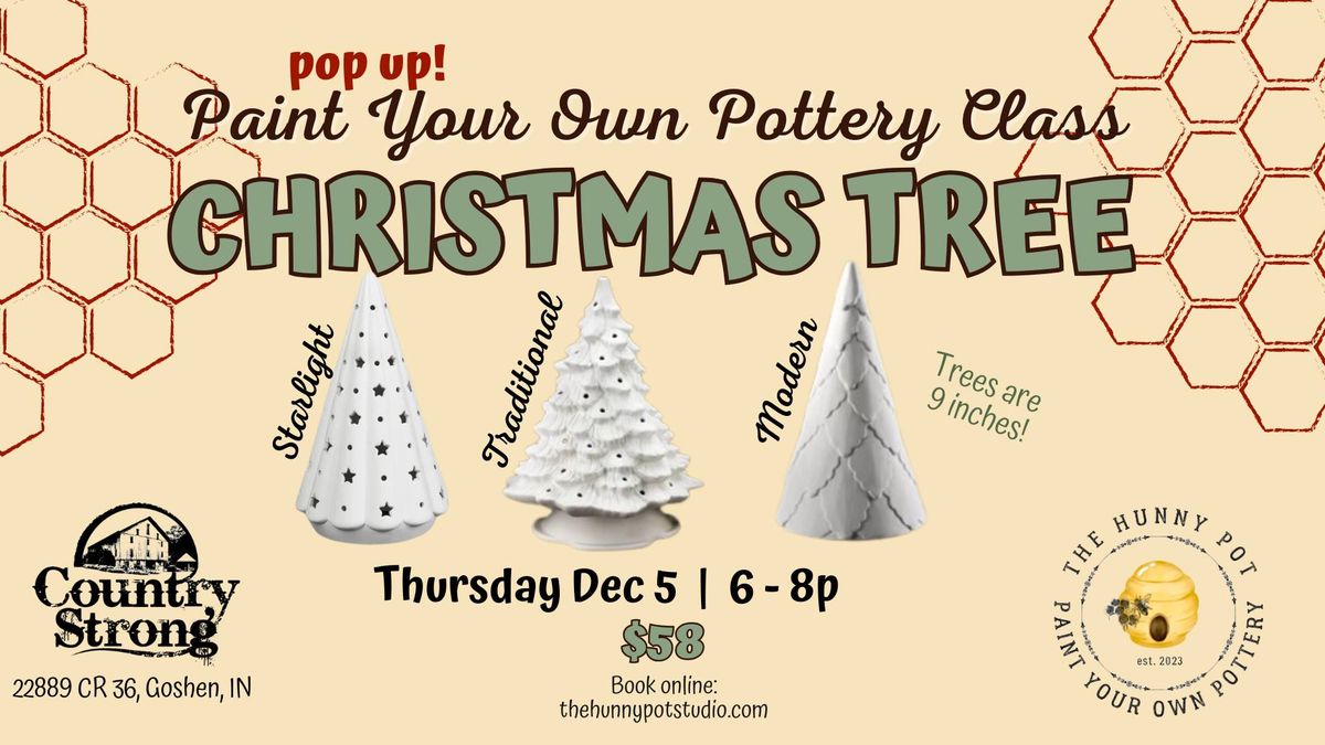 Paint Your Own Christmas Tree - Country Strong Venue