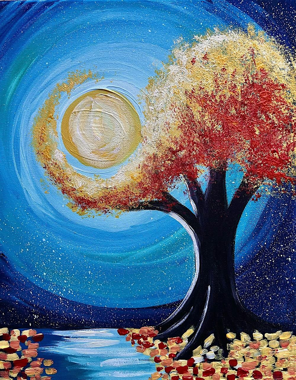 Autumn Moon Paint and Sip Event at Costa Azul Winery\u2013 Carlsbad