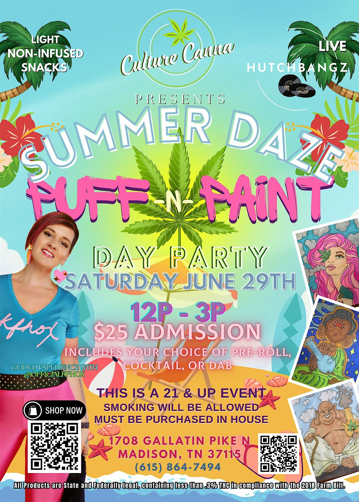 The Puff & Paint Day Party