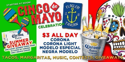 Cinco De Mayo At Flagler Tavern Flagler Tavern New Smyrna Beach 5 May 21