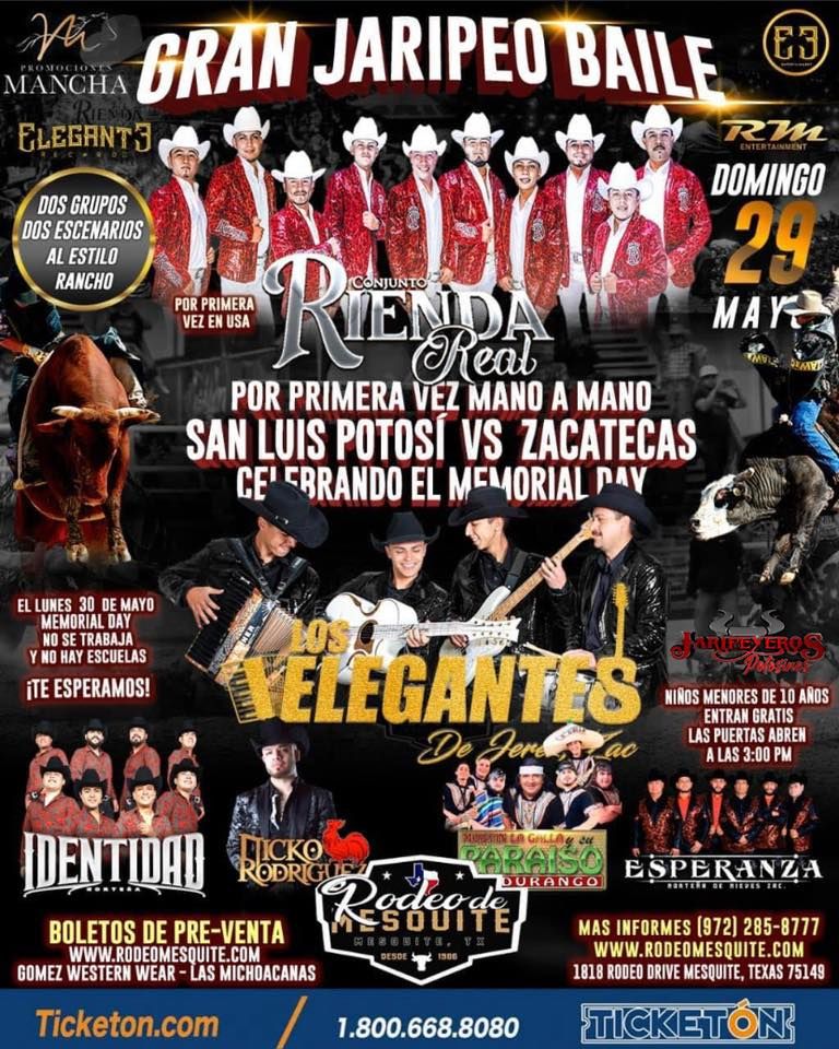 Jaripeo Baile \u201cRodeo Mesquite\u201d