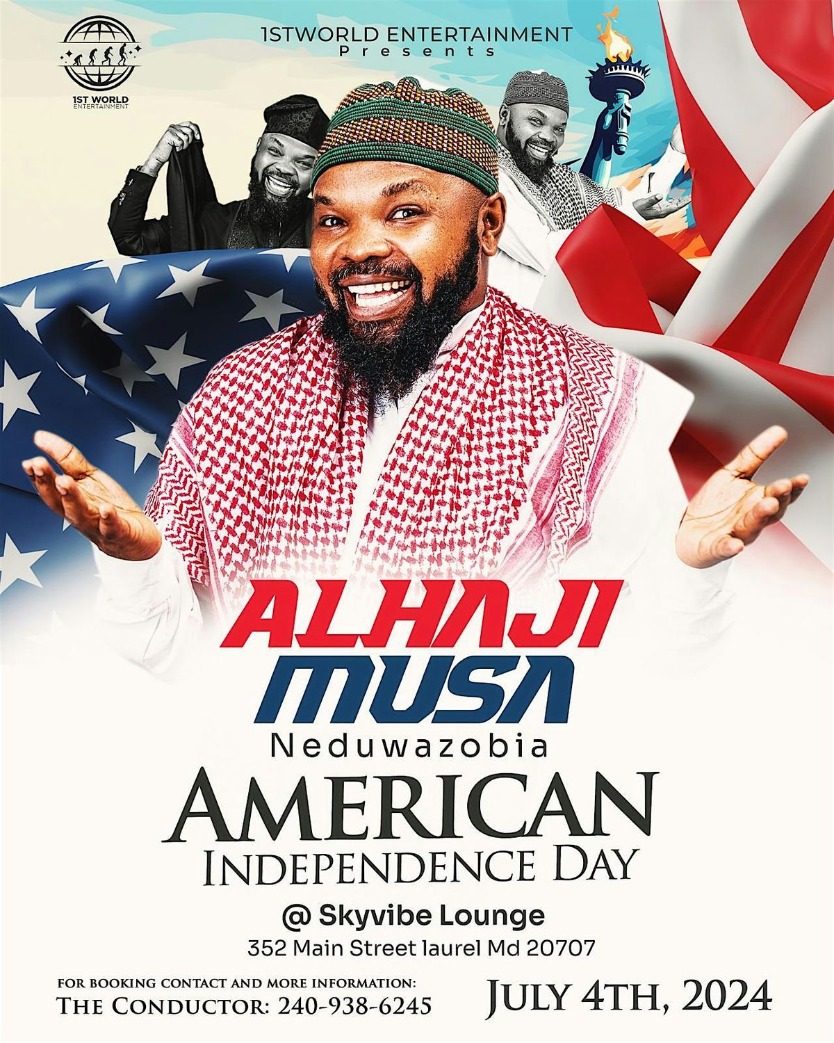 ALHAJI MUSA Neduwazobia American Independence Day @SkyvibeLounge
