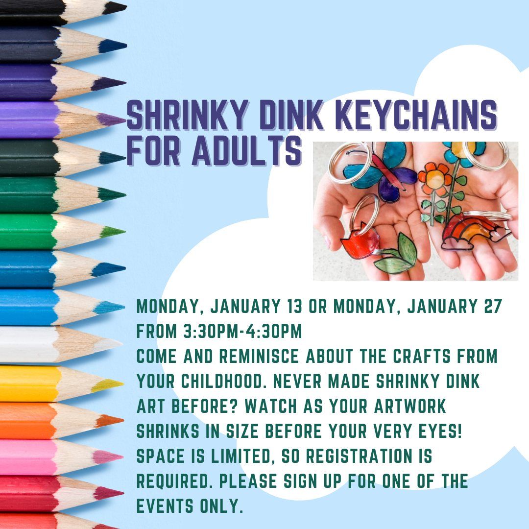 Shrinky Dink Keychains for Adults