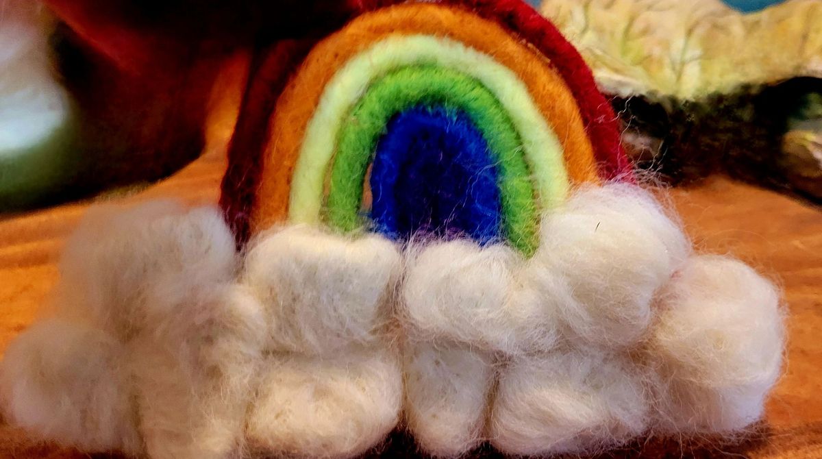 Felted Rainbow