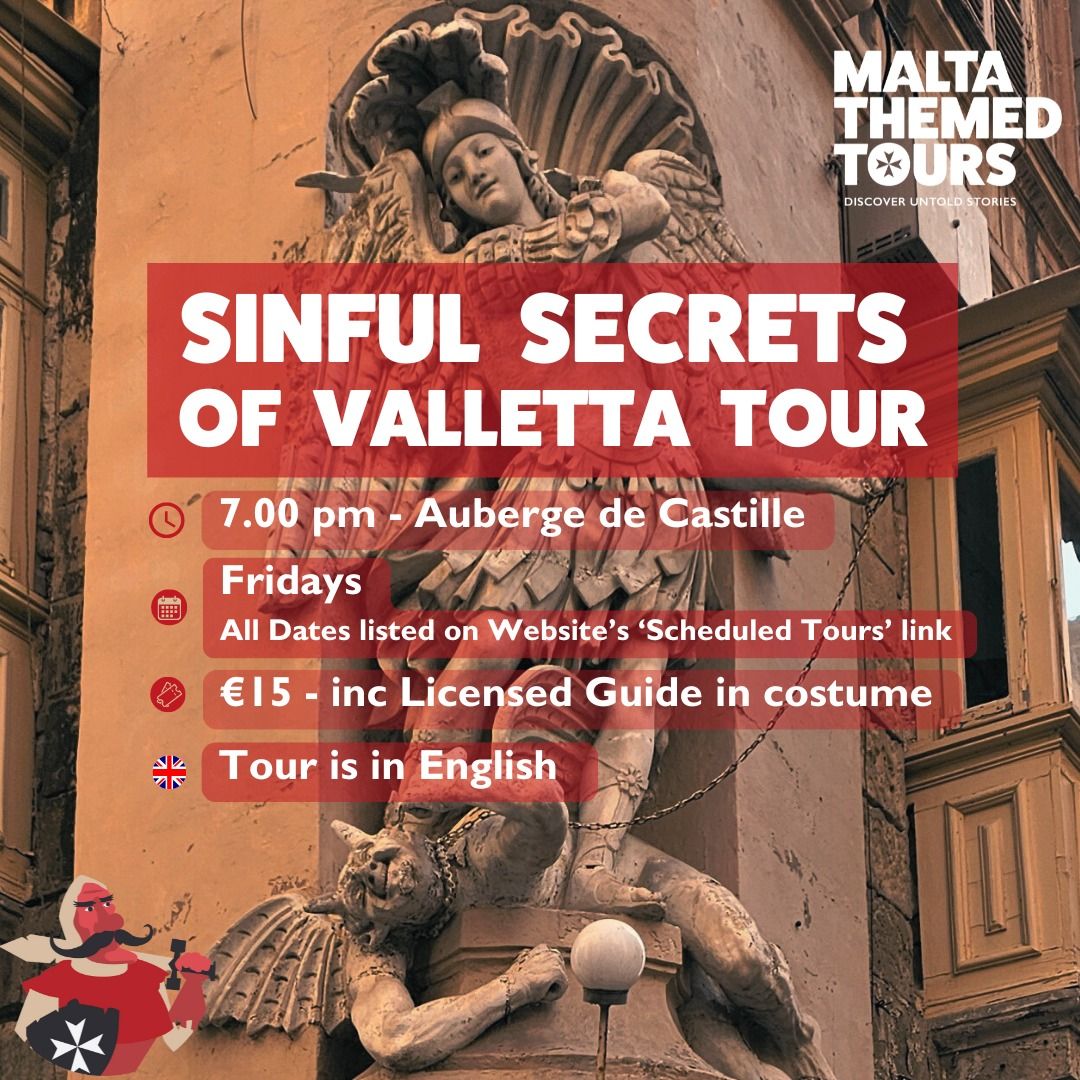 Sinful Secrets of Valletta - Blood, Booty and Courtesans Walking Tour