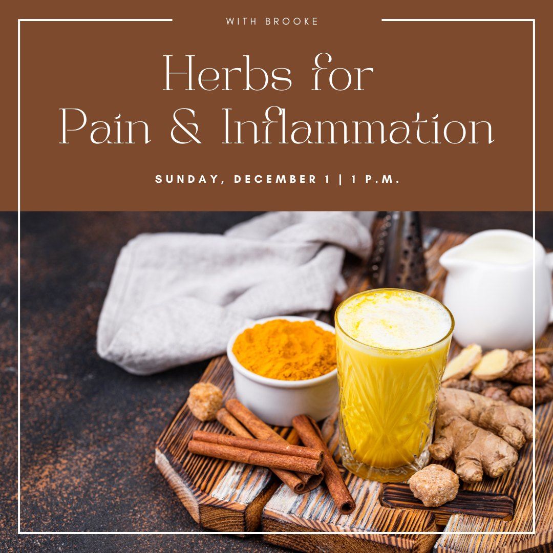 Herbs for Pain and Inflammation with Brooke