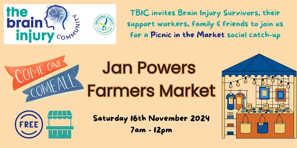 FREE EVENT - TBIC Market Stall at Jan Powers Farmers Market - Manly QLD