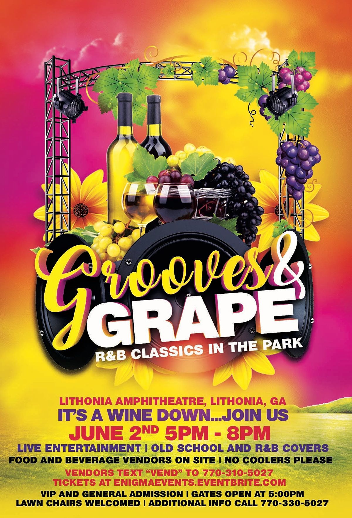 Grooves and Grape at the Lithonia Amphitheater - Old School R&B at the PARK