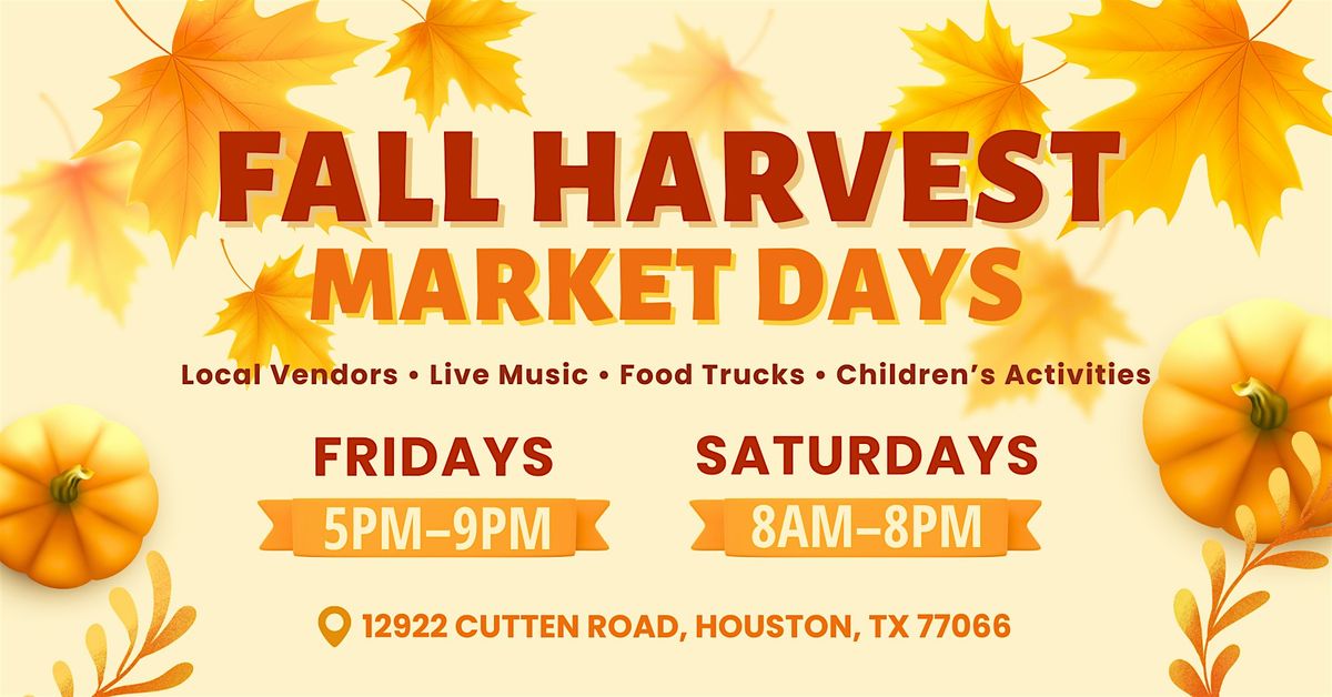 Fall Harvest Market Days