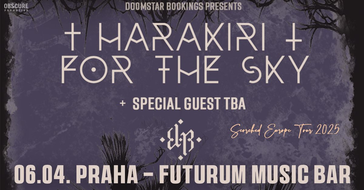 HARAKIRI FOR THE SKY, E-L-R - Praha