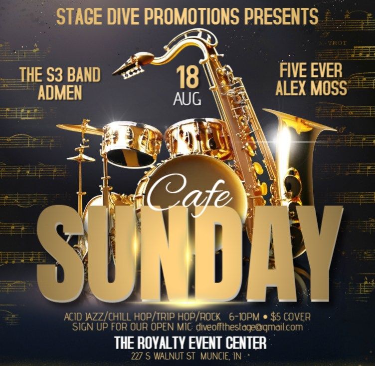 Cafe Sunday - Live Bands\/Open Mic