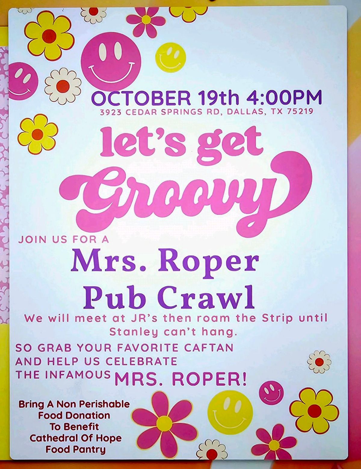 Mrs. Roper Pub Crawl