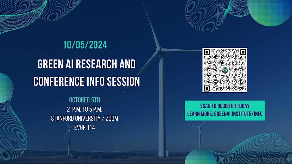 [In-Person\/Zoom] Green AI Research and Conference Info Session