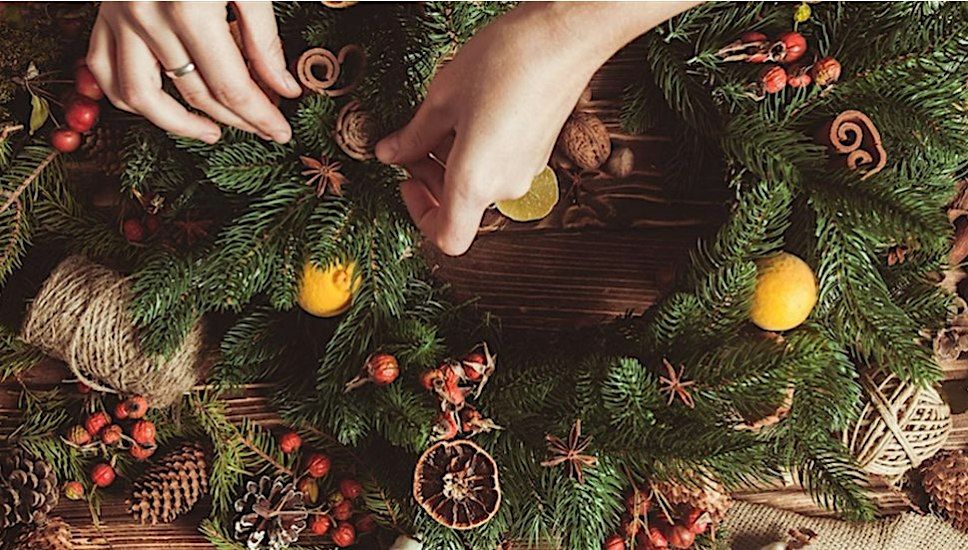 Festive\/Christmas Willow Wreath Making Workshop