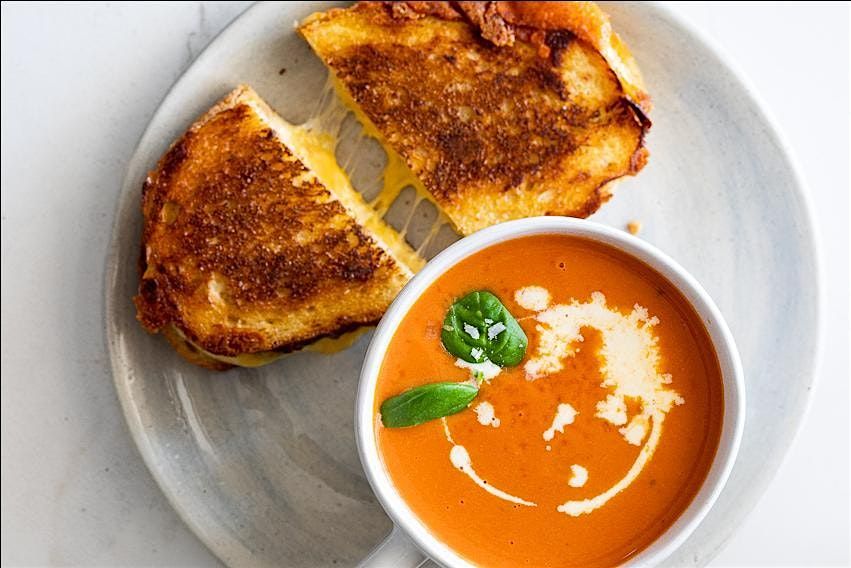 UBS IN PERSON Cooking Class: Grilled Cheese & Tomato Soup