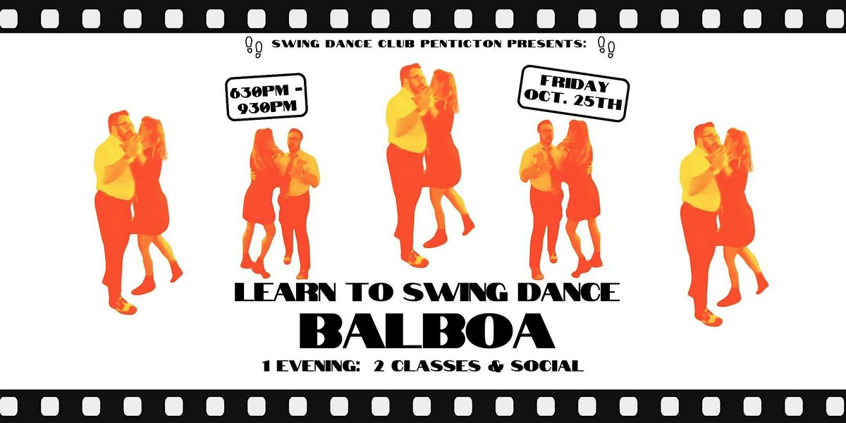 1 Evening. Two Swing Dance Classes! Basic Balboa & Slow Balboa & Social.