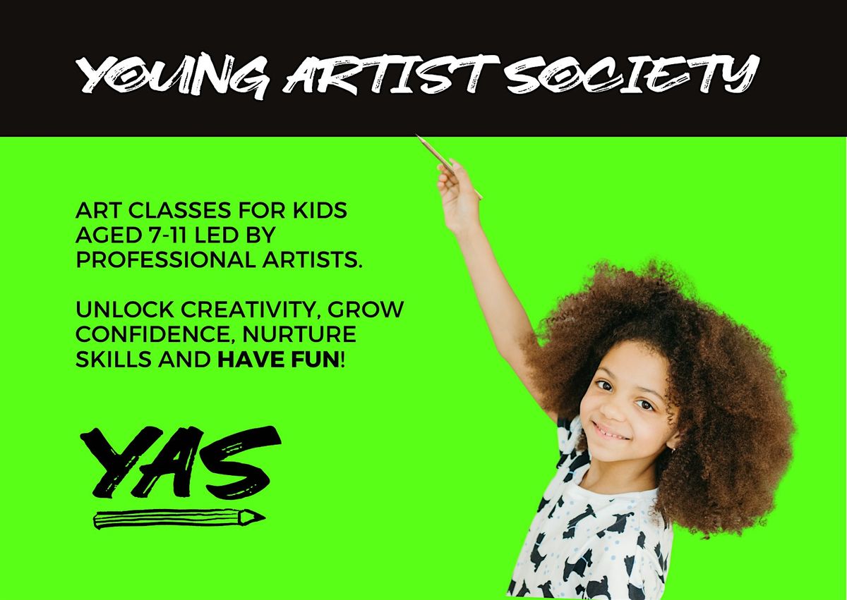 YAS Summer Term - Tuesday Art Classes (13 weeks) for kids aged 7-10