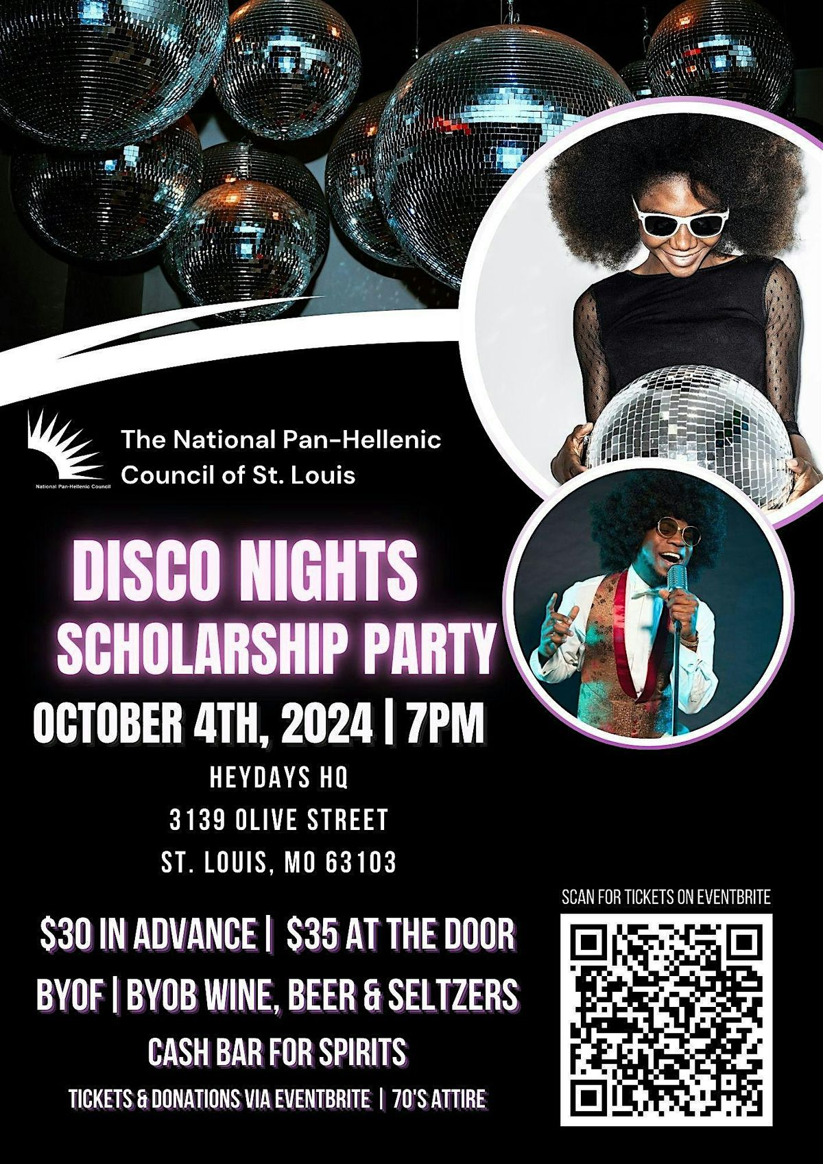 NPHC STL Disco Nights Scholarship Party