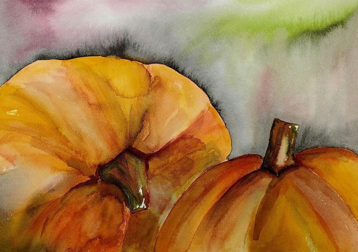 Watercolor For Beginners: Pumpkins