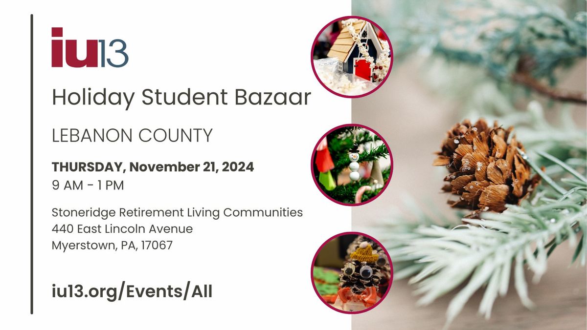 Holiday Student Bazaar (Lebanon County)