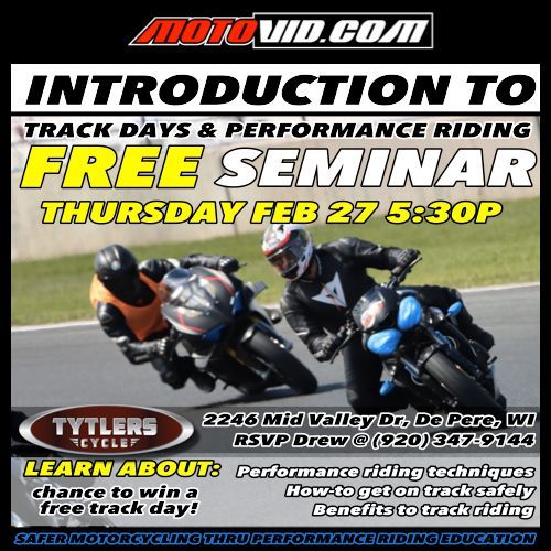 Track Day & Performance Riding FREE Seminar