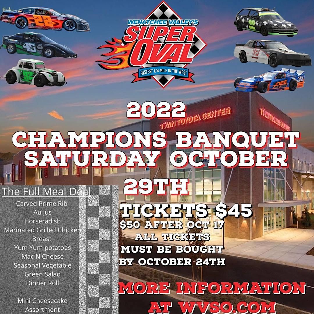 2022 Wenatchee Valley's Super Oval Champions Banquet