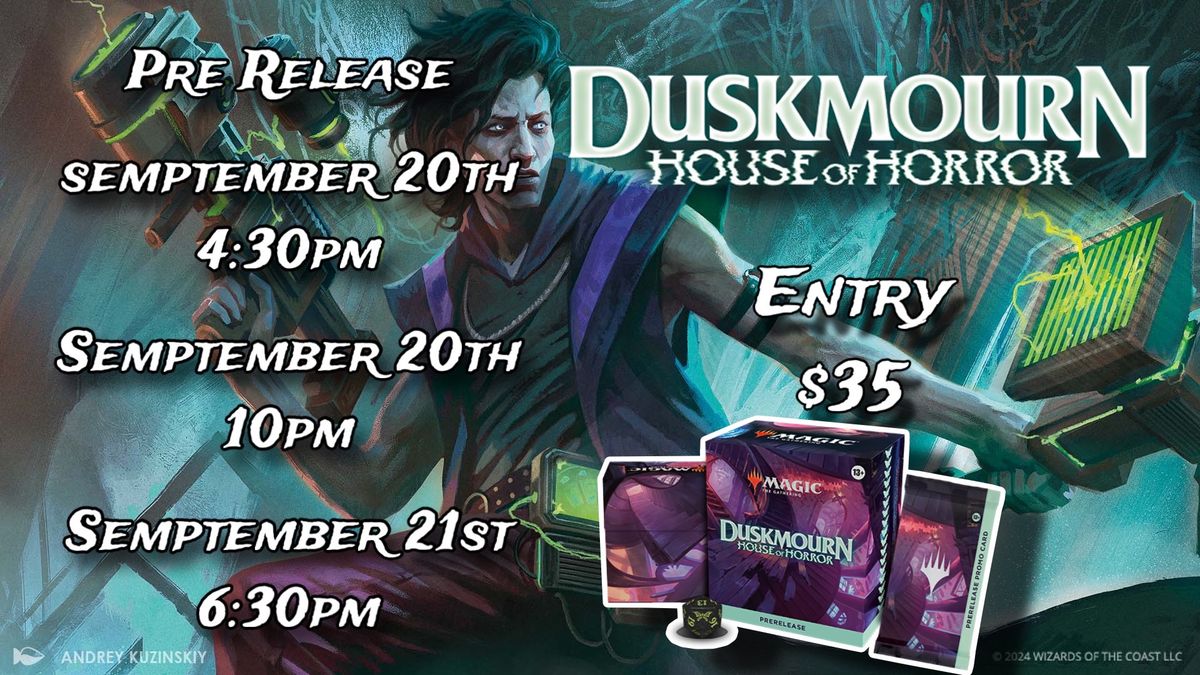 Duskmourn: House of Horror Prerelease