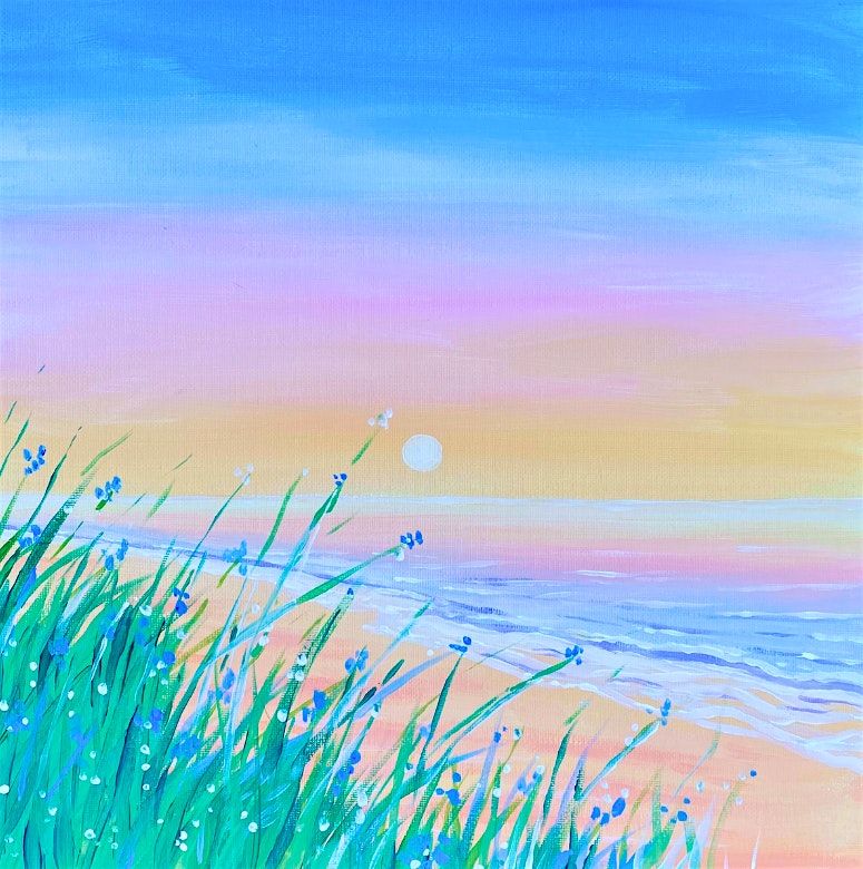 Paint & Unwind at the Tobacco Factory, Bristol - "Seaside Serenity"