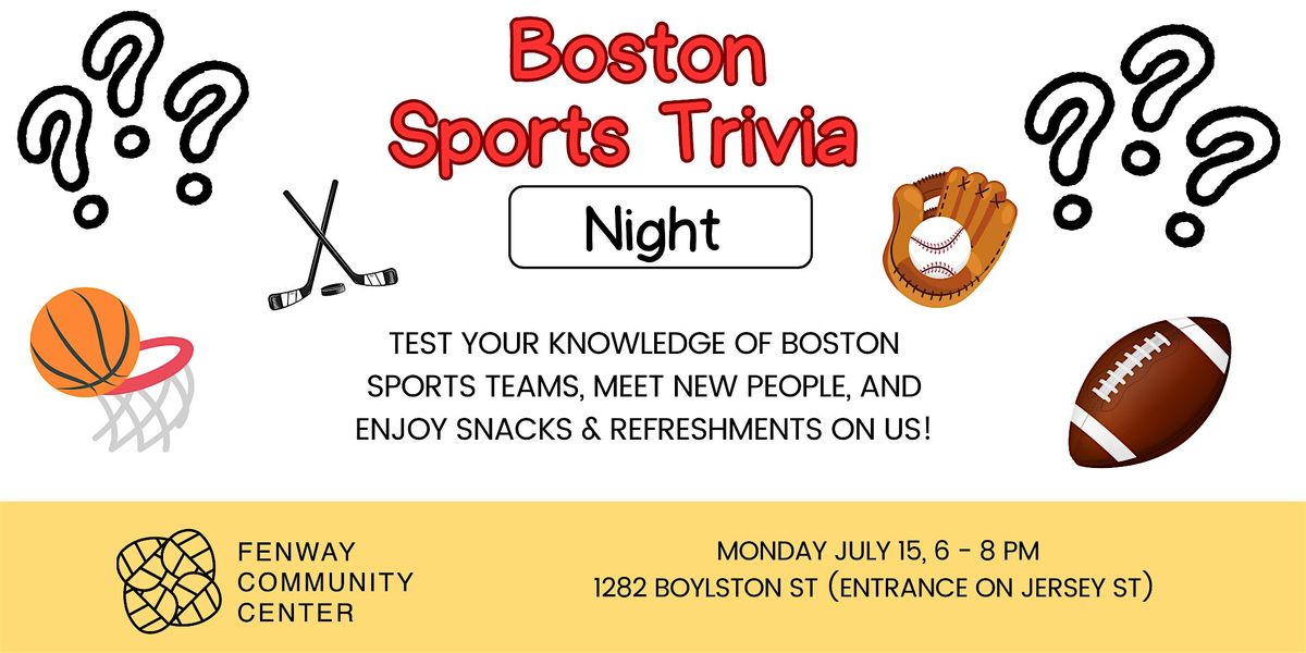 Boston Sports Trivia Night