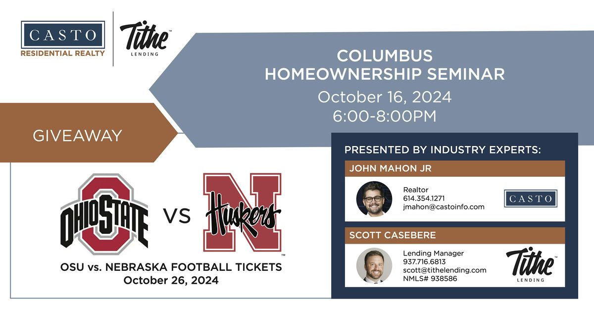 COLUMBUS HOME BUYING SEMINAR