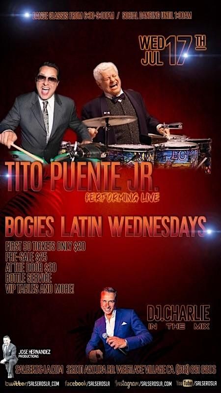 Tito Puente Jr. at Bogies