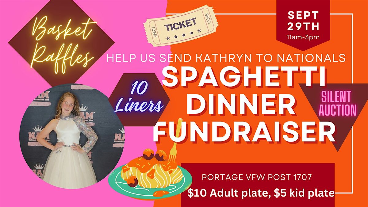 Spaghetti Dinner Fundraiser