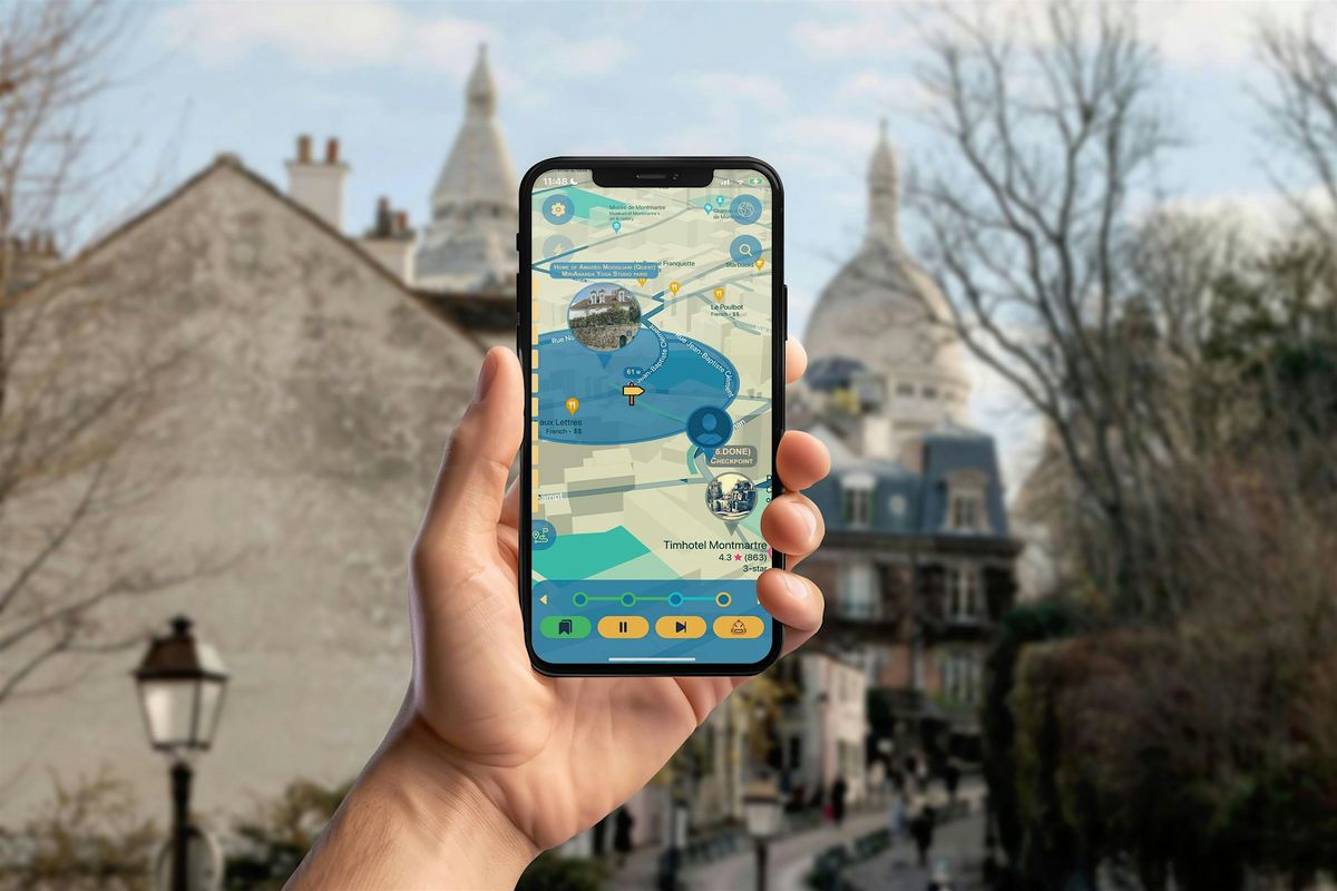 Paris Montmartre Walking Tour Tour with Smartphone App