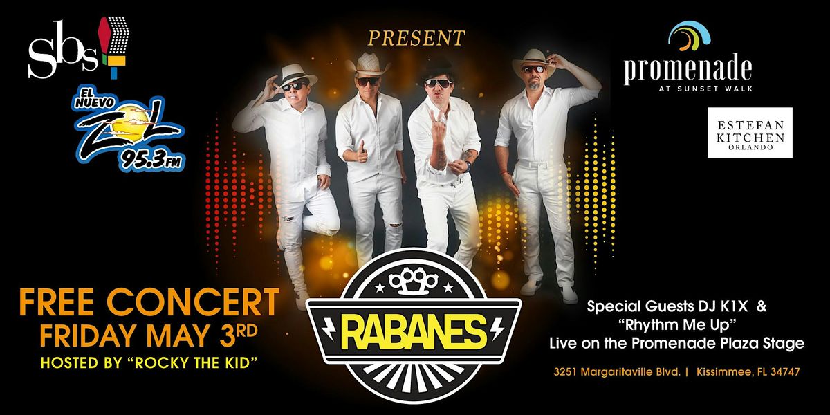 "Los Rabanes" Live in Concert presented by SBS & El Zol 95.3 - FREE Entry