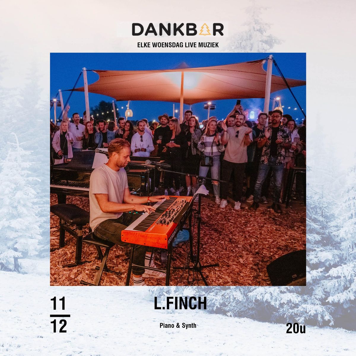 Live muziek in Dankbar: L. Finch 