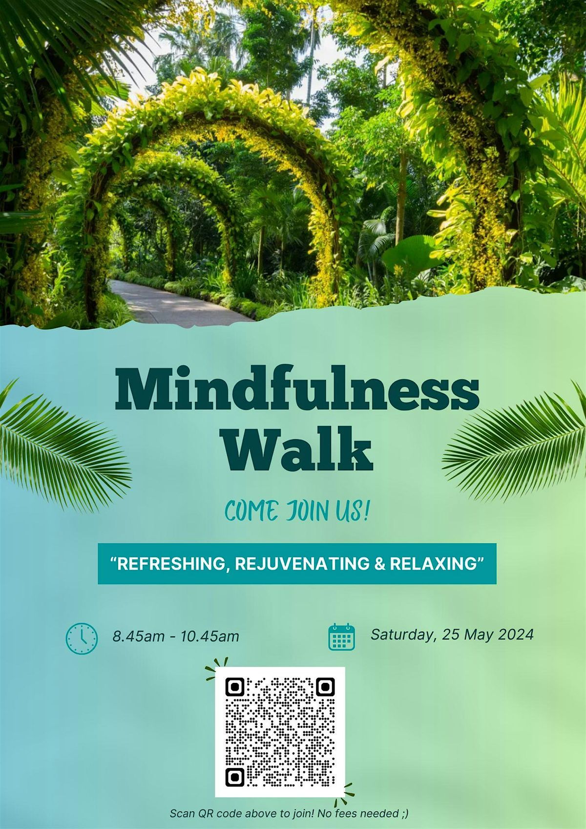 Mindfulness Walk at Botanical Garden