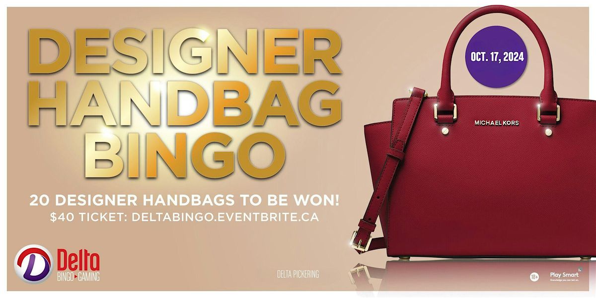 Delta Pickering: Designer Handbag Bingo