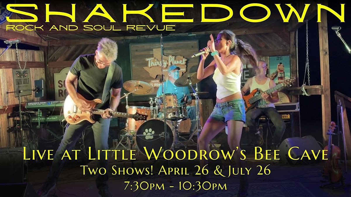 Shakedown Live at Little Woodrows - July