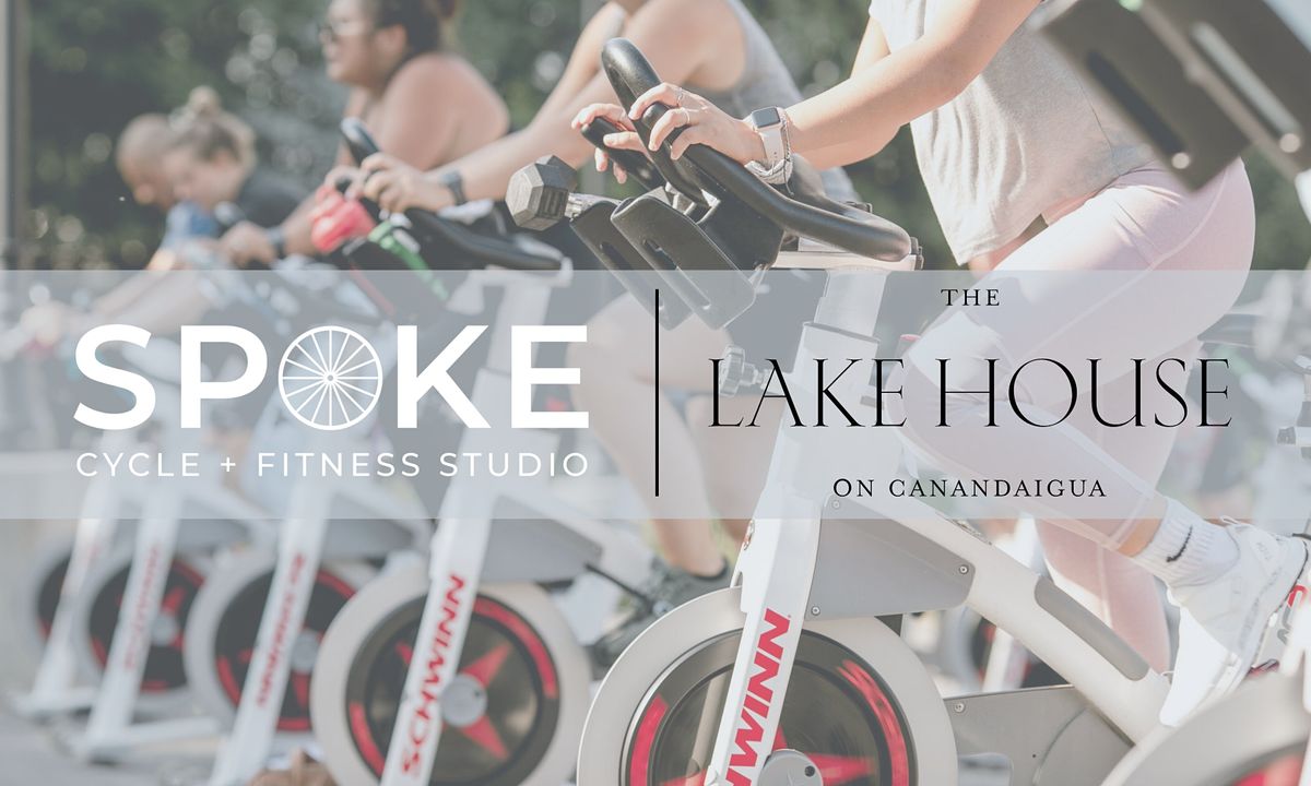 Spin Class with Spoke Cycle, The Lake House on Canandaigua, 7 August 2022