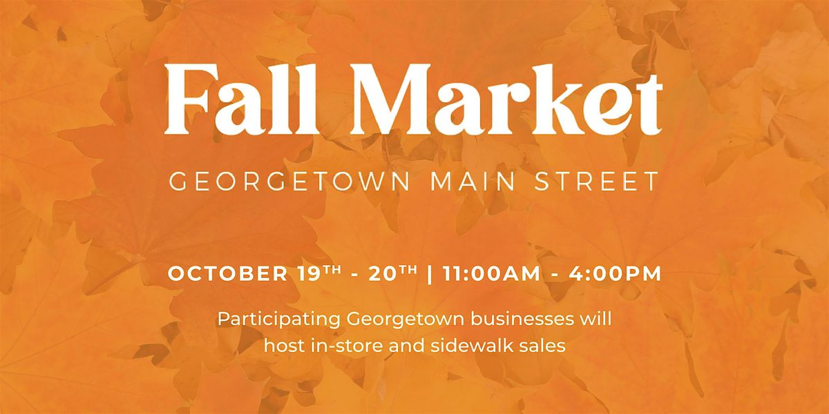 Georgetown Fall Market