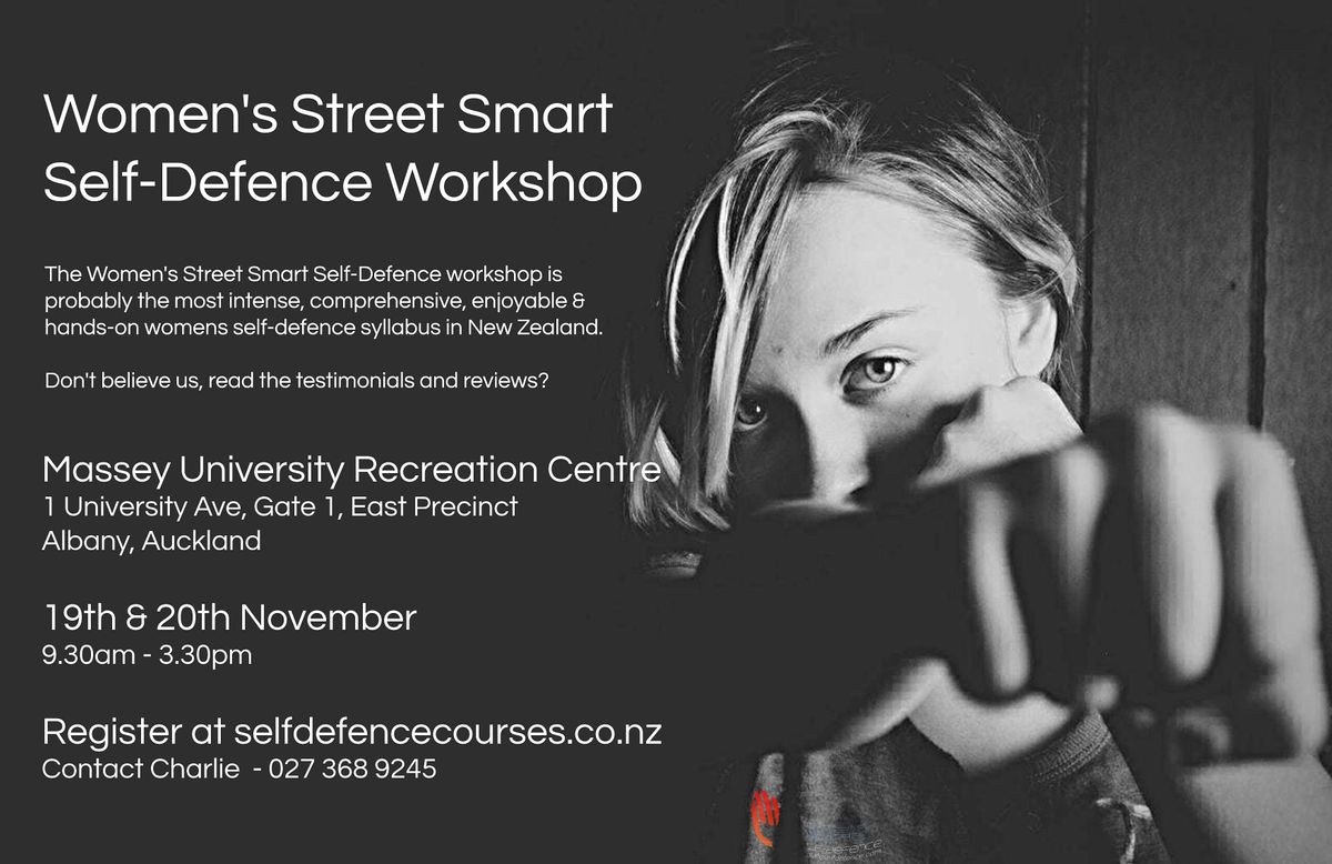 Women's Street Smart Self-Defence Workshop - Massey University, Albany