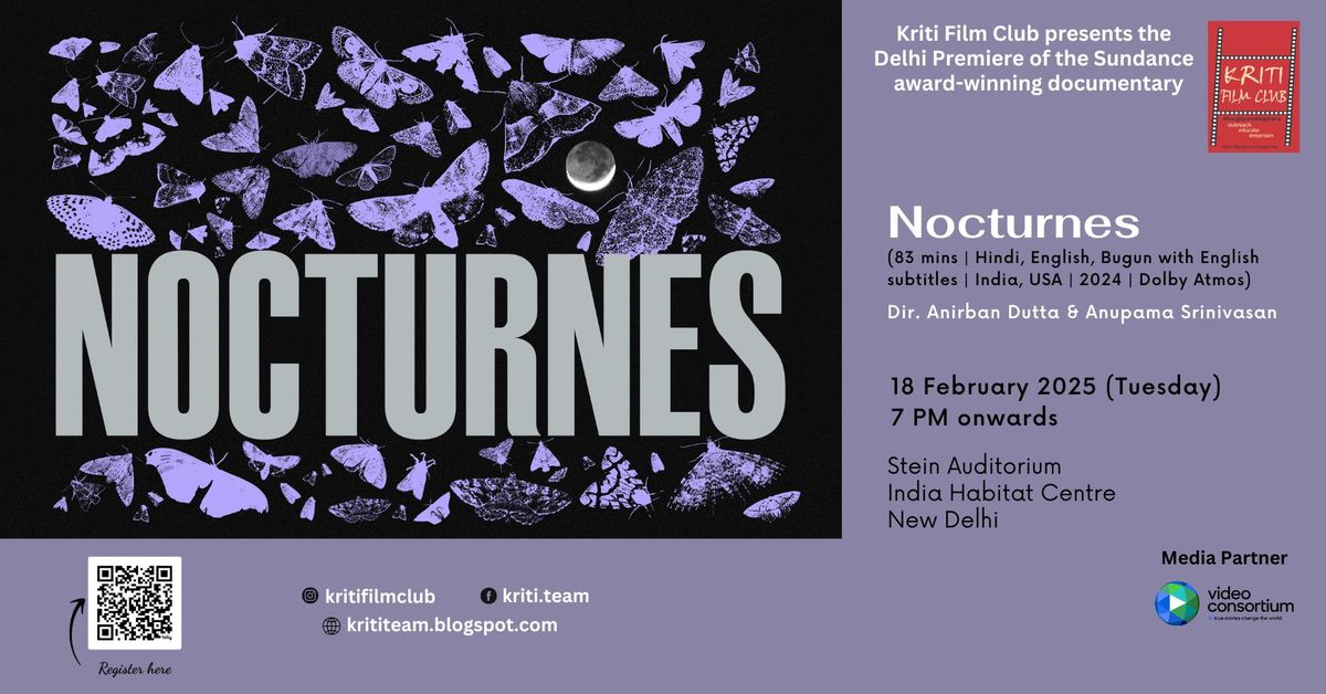 NOCTURNES | Delhi Premiere | Kriti Film Club @IHC