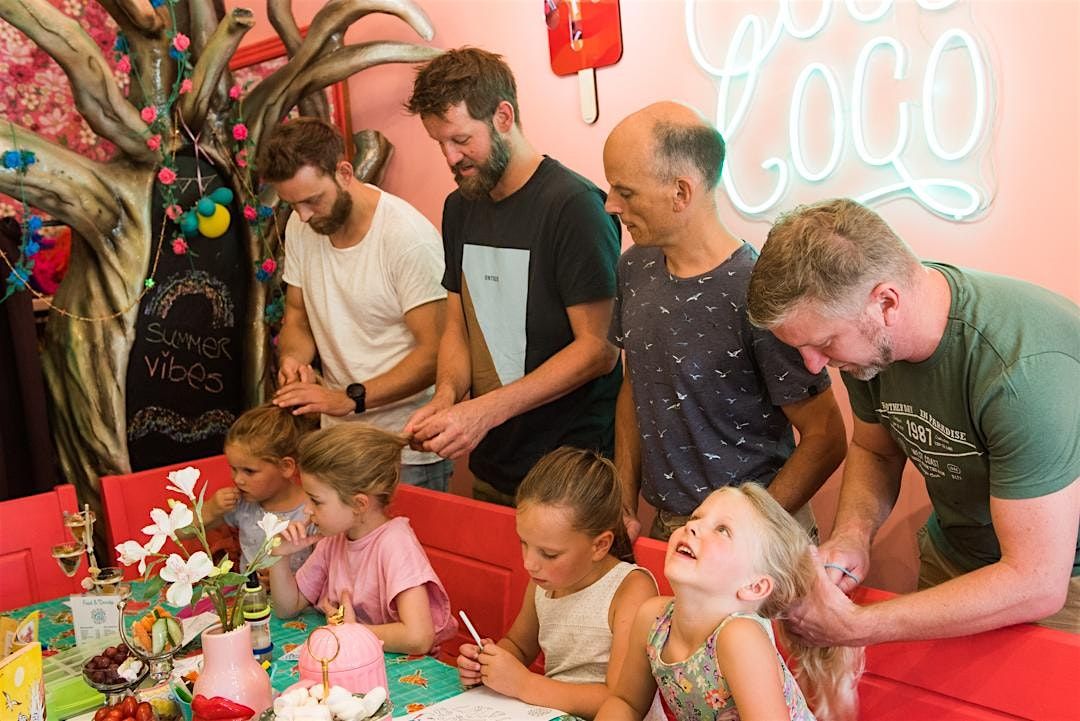 Workshop haarvlechten voor papa's en dochtertjes