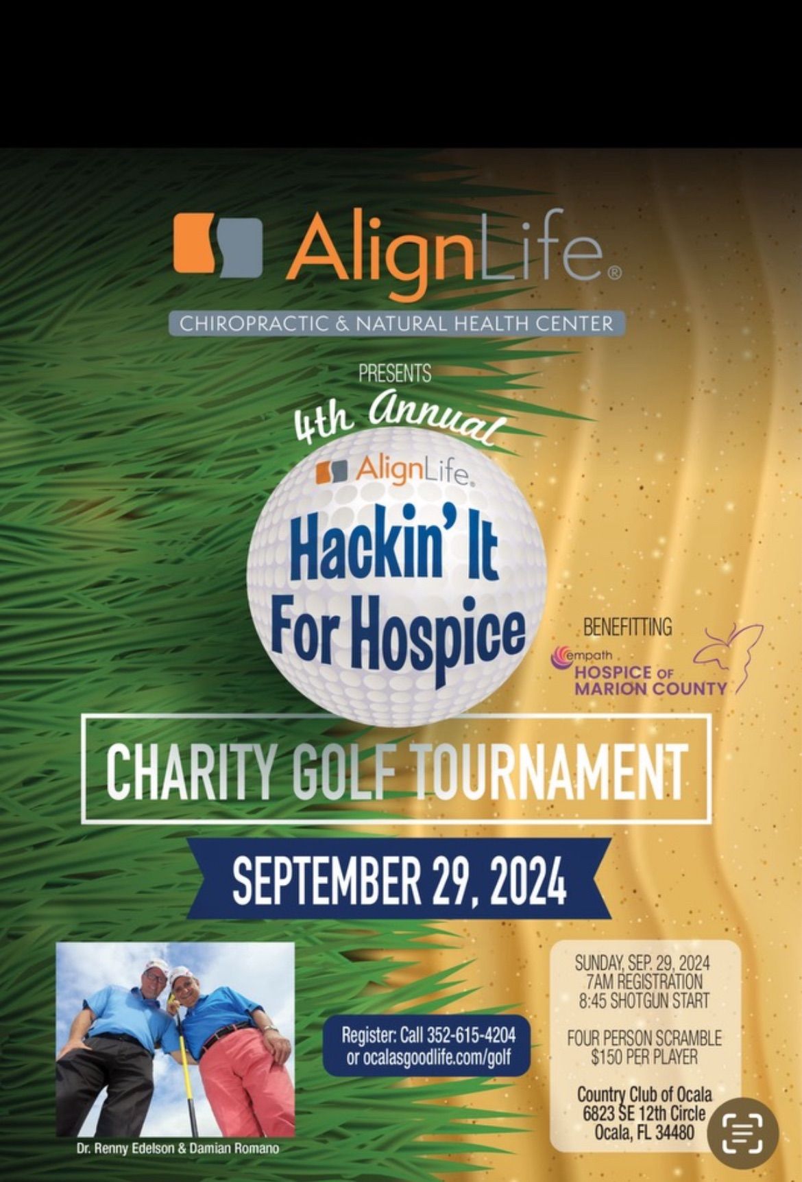 Hackin' It For Hospice golf tournament