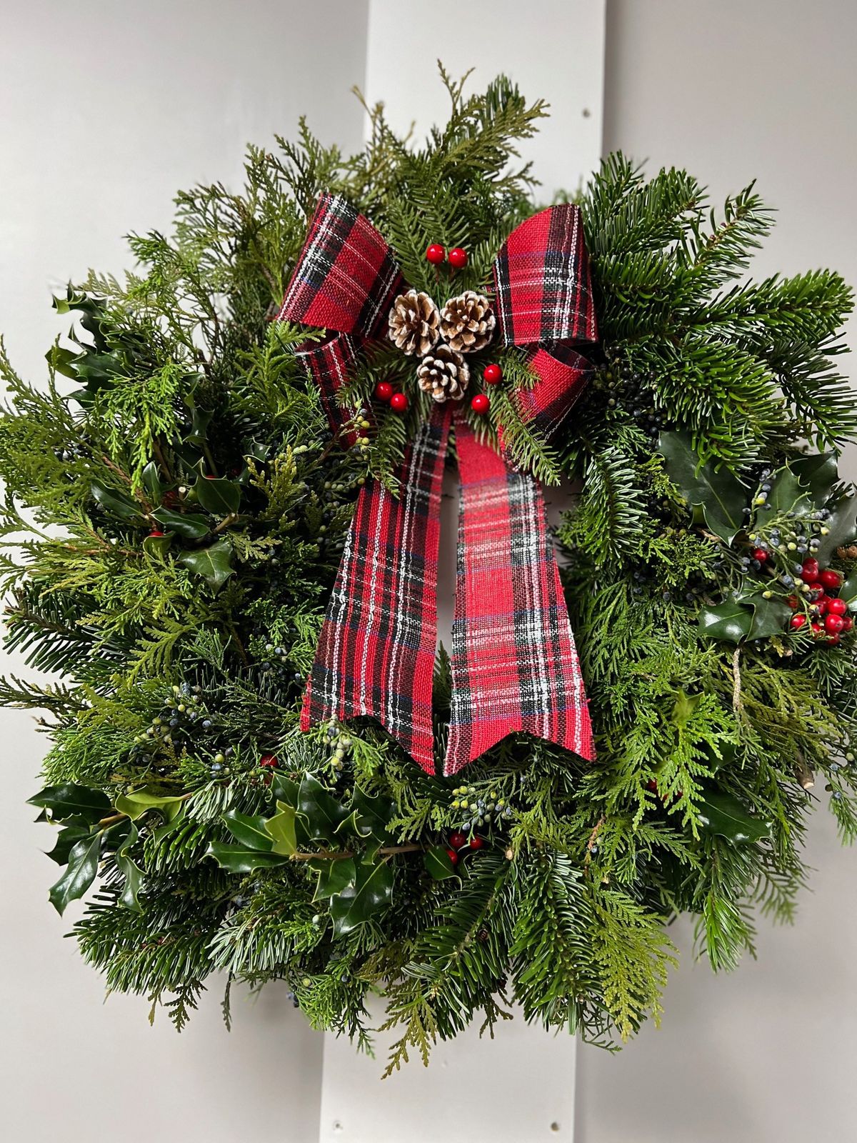 Fresh Christmas Wreath Workshop