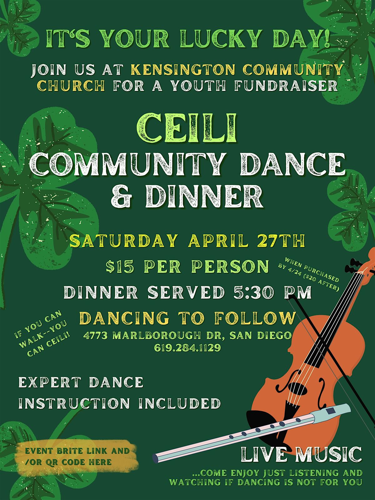 Ceili Community Dance & Dinner