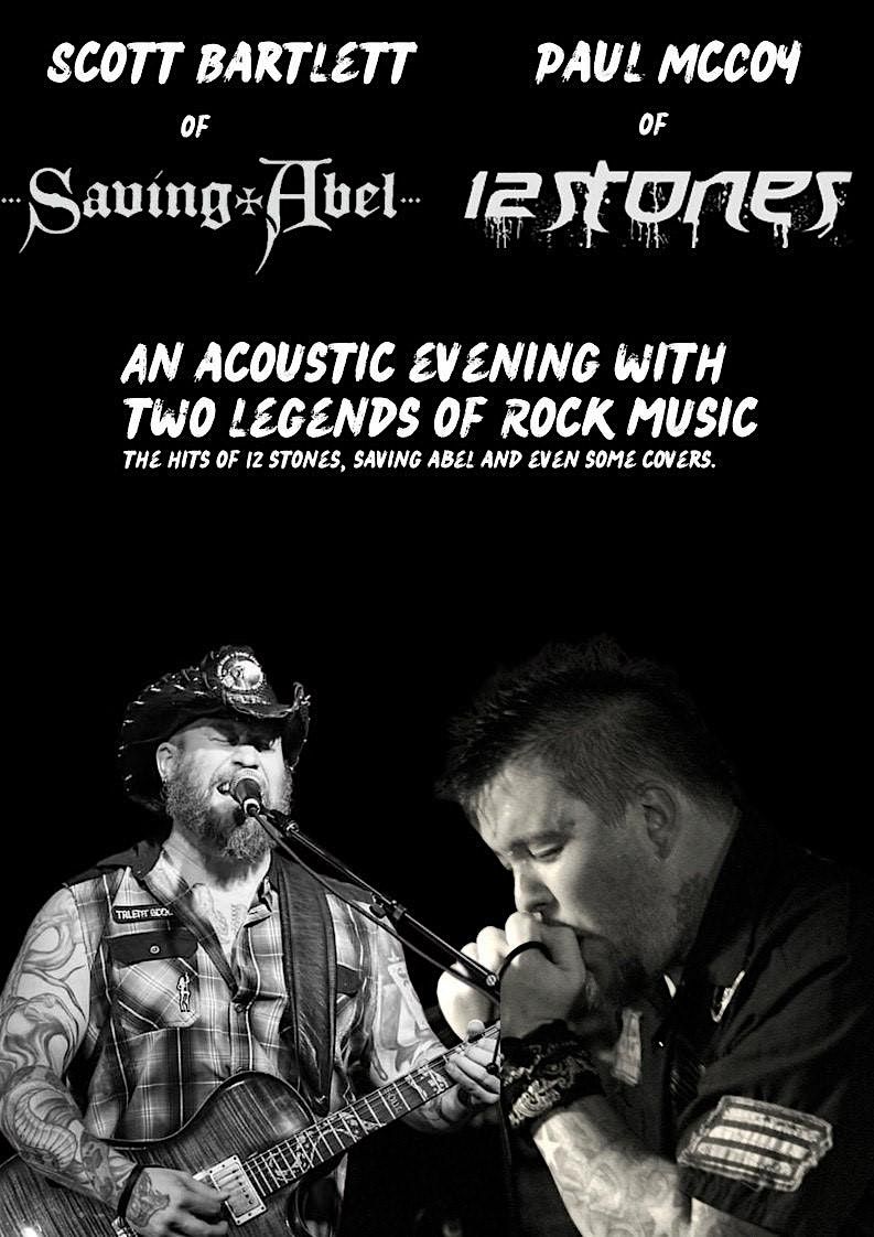 12 Stones Acoustic Tour: Paul McCoy w\/ Scott Barlett (Saving Abel)