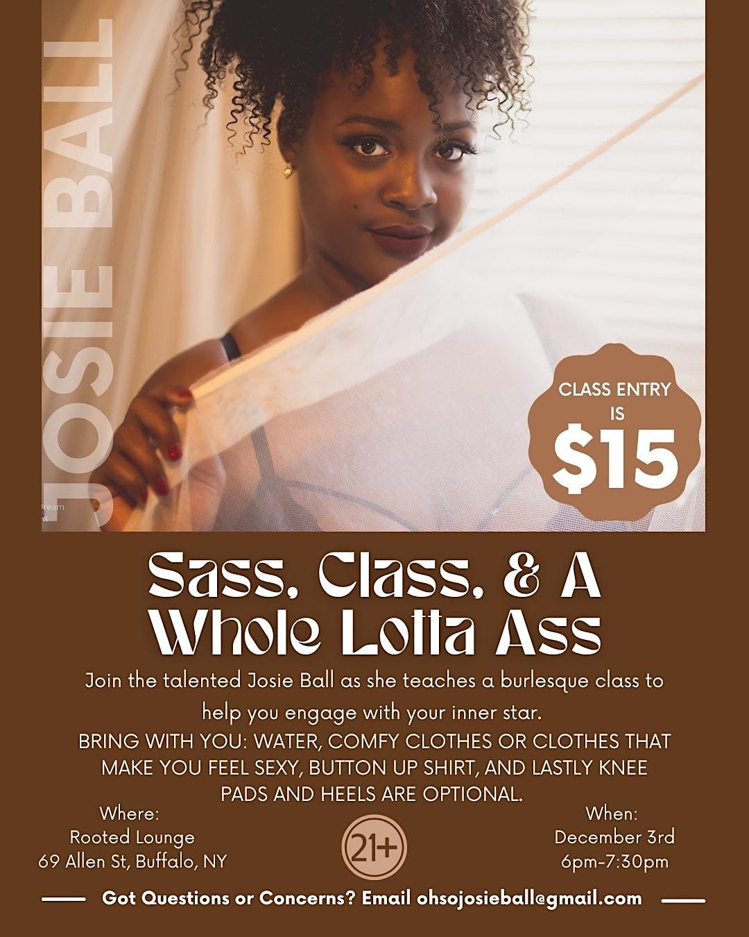 Burlesque Sass Class + Show