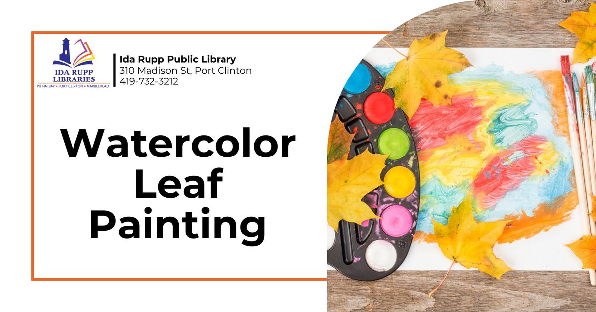 Watercolor Leaf Painting