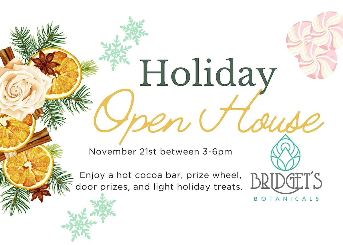 Bridget's Botanicals Holiday Open House